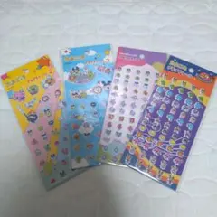 たまごっち　プチプチシール　4点セット　セリア