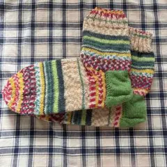 オパール毛糸 手編み靴下　opal ハンドメイド