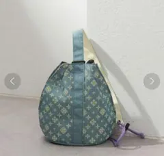 Daily russet 撥水 モノグラム バケット2wayミニショルダーバッグ