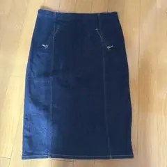 Polo Ralph Lauren ダークデニム タイトスカート サイズ6のサムネイル
