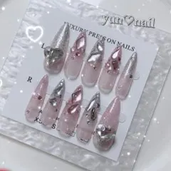 No.9 ネイルチップ ギャル 量産型 サブカル 韓国系