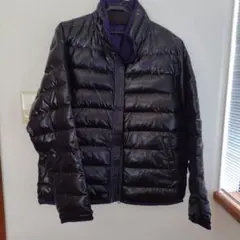 【値下げしました。美品】Nike ダウンジャケット 黒 紫