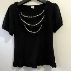 axes femme カットソー　Tシャツ　y2k 森ガール　フリル レースのサムネイル