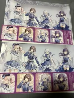 プロジェクトセカイ ローソンコラボ ニーゴ クリアファイル2枚　クリアシート2枚