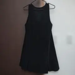 ブラック ノースリーブ ワンピース