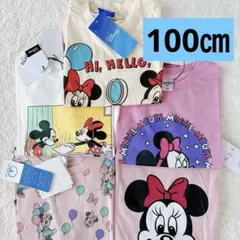ディズニー　レトロ　ミッキー ミニー　Tシャツ　100㎝　女の子　キッズ　子ども