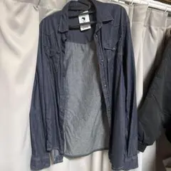 ARMANI JEANS ダークブルーデニムシャツ