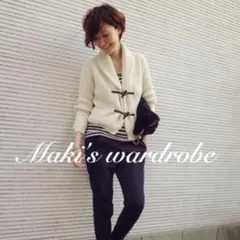 ナノユニバース　田丸麻紀　コラボニットコート　ダウンベスト