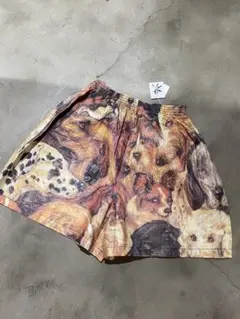 犬柄　ペーパーショーツ