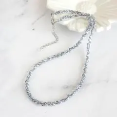 天然淡水パール バロック 双子 ミニ粒 染色 ネックレス ハンドメイド 