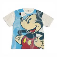 新品 タグ付き 90's Disney ビッグミッキーマウス 半袖 Tシャツ M