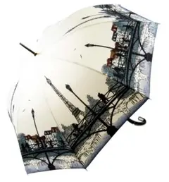 ☆新価格☆ Guy de Jean 長傘 雨/日傘兼用 PARIS（ノアール） Guy de Jean ギドジャン 傘 UMBRELLA フランス製 アニマル