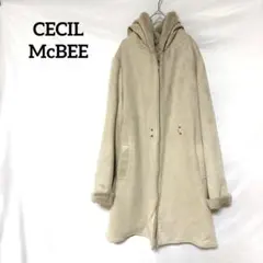 ♦︎CECIL McBEE コート　アウター ベージュ　FREE 裏ボア