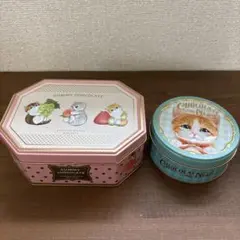 モロゾフ　空き缶　ねこ　セット