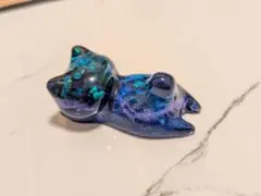 猫 レジンオブジェ 宇宙