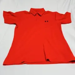 UNDER ARMOUR 赤 ポロシャツ ＬＧサイズ