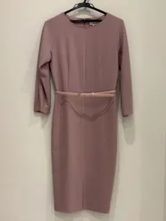 MaxMara ドッキングワンピース 長袖 ブラウン - メルカリ