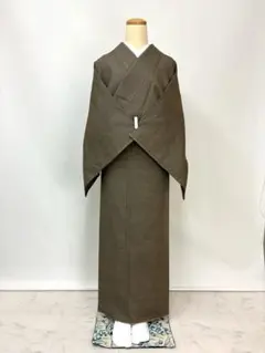 小紋 縦縞 流線地紋 子持ち縞 グラデーション 着物 057k u - メルカリ