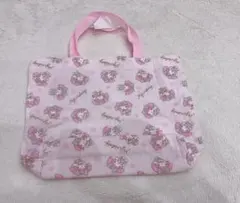 マイメロ　キルト　手提げ　トートバッグ ピンク