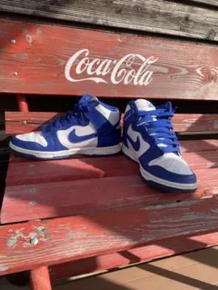 Nike Dunk High 青/白 ハイカットスニーカー