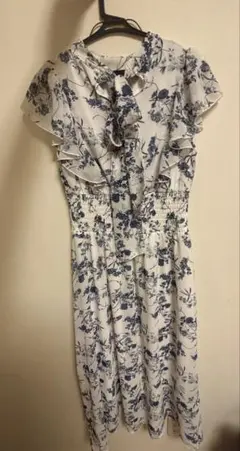 フリル袖 ワンピース