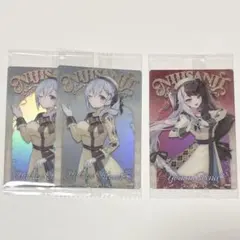 にじさんじ 葉加瀬冬雪 夜見れな ウエハース メタリックプラカード