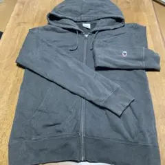 Champion ジップアップパーカー ブラック S