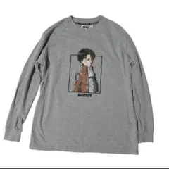 進撃の巨人 リヴァイ 兵長 グレー 長袖 カットソー スウェット アニメ