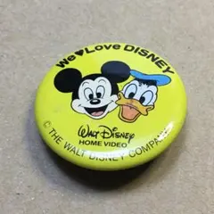 Walt Disney 1988 KIRA KIRA FAIR 缶バッジ