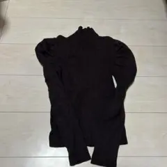 GRL パワショルハイネックリブニットトップス　rut377