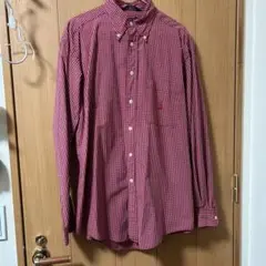 90s NAUTICA チェック　BDシャツ　M ノーティカ　マレーシア製