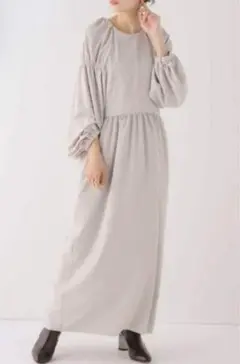 2026年最新】VERMEIL par iena キュプラフィブリルギャザーワンピース