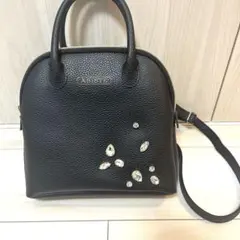【ABISTE】バンドバッグ　レザー　ビジュー　2wayのサムネイル