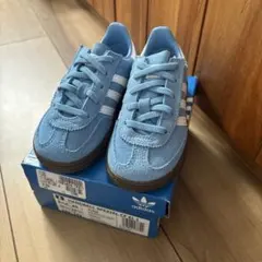 【adidas】SPEZIAL水色 スニーカー 15cm