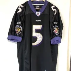 リーボック NFL 公式 レイブンズ ゲームシャツ 刺繍 ブラック フラッコ リーボック NFL 公式 レイブンズ ゲームシャツ 刺繍 ブラック フラッコ