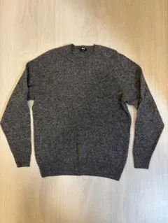 【良好】UNIQLO メンズ　グレー ニットセーター M