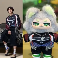 王一博 小嗷 aoo ぬいぐるみ 着せ替え お洋服 0429 ③黒 バイク - メルカリ