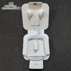 新品未使用iPhone　イヤホン　Lightning(マイク付)　有線イヤホン