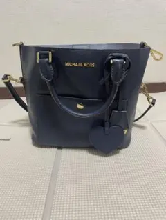 MICHAEL KORS ネイビー トートバッグ