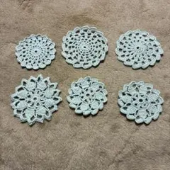 ハンドメイド　コースター6枚セット