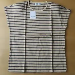 新品 pierre cardin ボーダー 半袖Tシャツ ゴールド Mのサムネイル