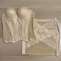 【クラウディア】上下セットC65 Sキレイウォーカー ブライダルインナー 結婚式