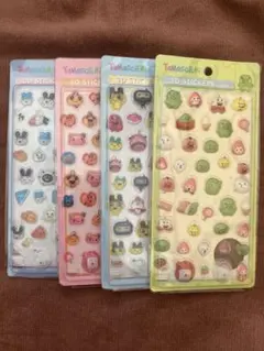 たまごっち　ぷくぷくシール 3Dボンボンドロップ風シール　新品4枚セット