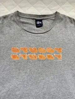 stussy 紺タグ　USA製　90s 半袖Tシャツ グレー　古着
