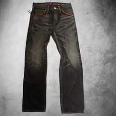 grunge edwin fade flare denim pants y2k - メルカリ