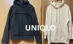 UNIQLOボアジャケットパーカー