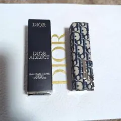 ディオール　リップケース　ブルーロゴ