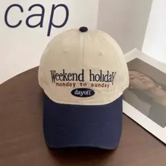 新品　アメリカ　ベースボールキャップ　古着　ストリート　ネイビー 　メンズ　韓国のサムネイル