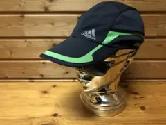 adidas ブラック/ グリーン ランキャップ サイズF