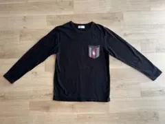 BLACK NUMBERブラック 長袖カットソー ポケット付き S